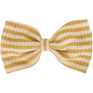 sticky lemon haarclip strik - seaweed yellow