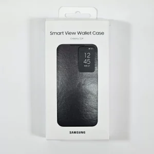 Samsung Galaxy S24 Hoesje – Smart View Wallet Cover – Zwart