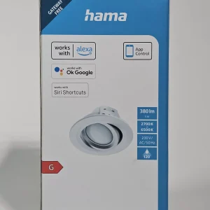 Hama Wifi – Led – Inbouwspot – App bediening | Nieuw