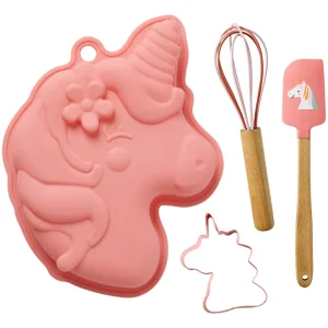 rice bakset unicorn love - coral - 4st