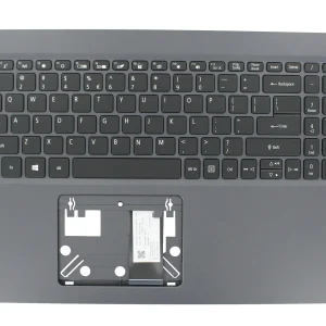Acer Laptop Toetsenbord Qwerty US incl. Top Cover - Zwart