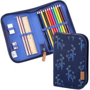 fresk etui met kleurpotloden - aap - 17-delig