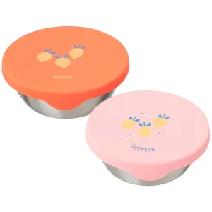 fresk rvs snackdoosje zomerfruit - 2st