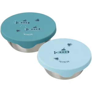 fresk rvs snackdoosje - onderzeeër - 2st