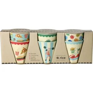 rice kinderbeker fun fair - mint - 160 ml - 6st