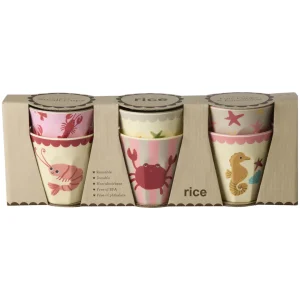 rice kinderbeker - coral ocean - 160 ml - 6st