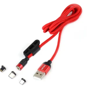 USB oplaadkabel - USB-C/Lightning/Micro USB - 1 meter