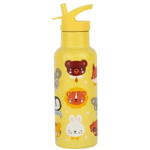 a little lovely company rvs drinkfles dierenvrienden - 500 ml