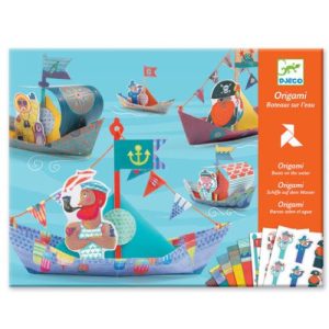 djeco origami boten op het water