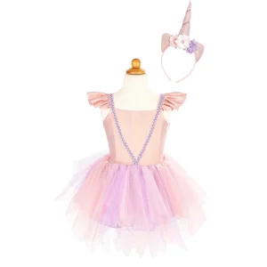 great pretenders verkleedjurk eenhoorn met diadeem roze - 4-6 jaar