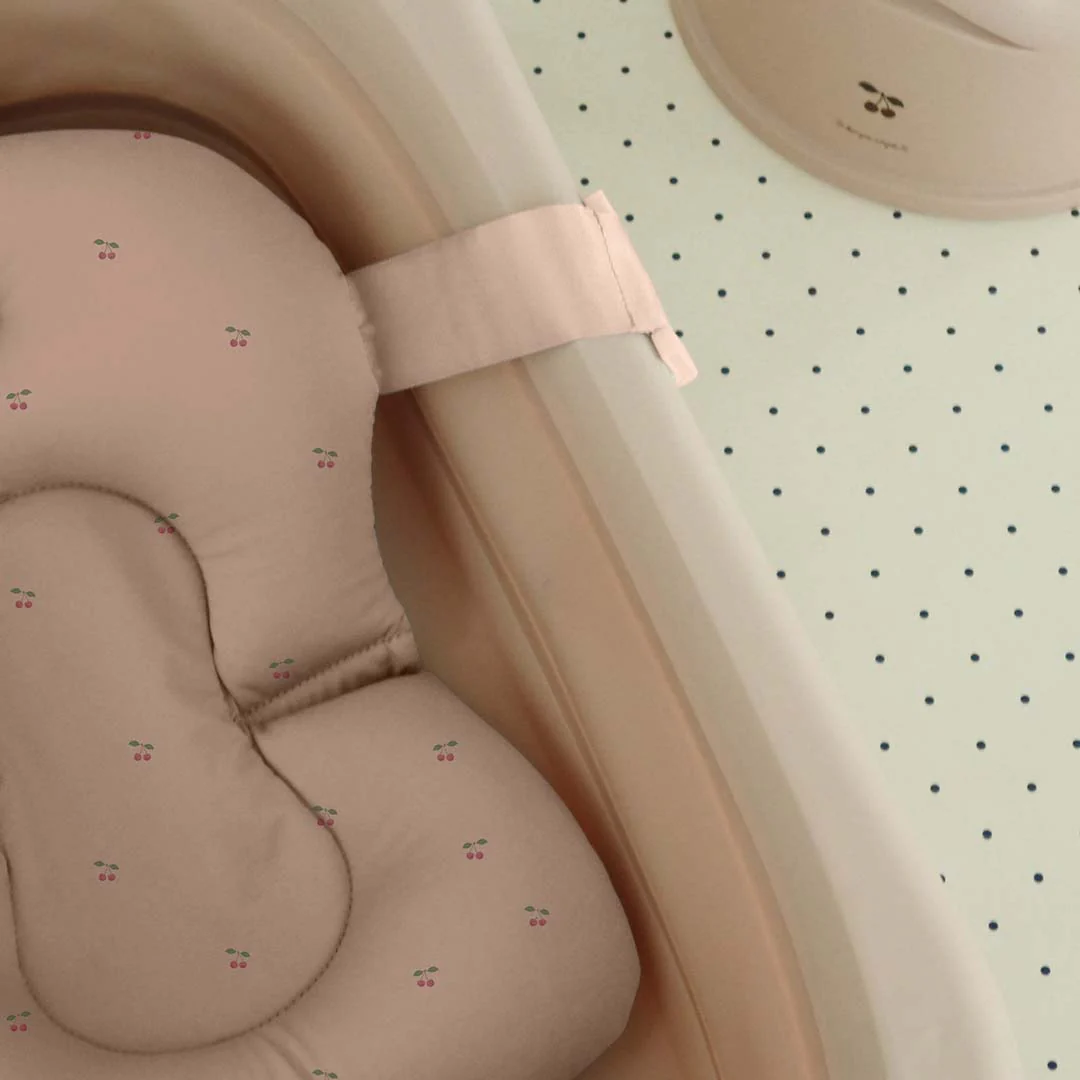 konge sløjd opvouwbaar babybadje met kussen - blush - Afbeelding 5