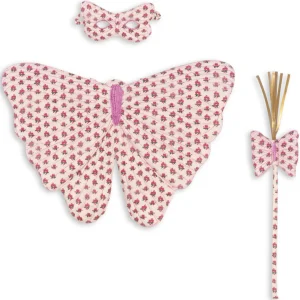 konges sløjd vlinderset met masker en toverstaf - rosie blush