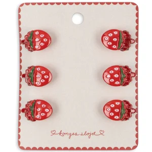 konges sløjd haarspeldjes mini fraise - 6st