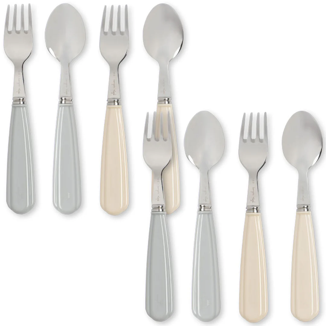 konges sløjd kinderbestek - creme onyx - 8st - Afbeelding 5