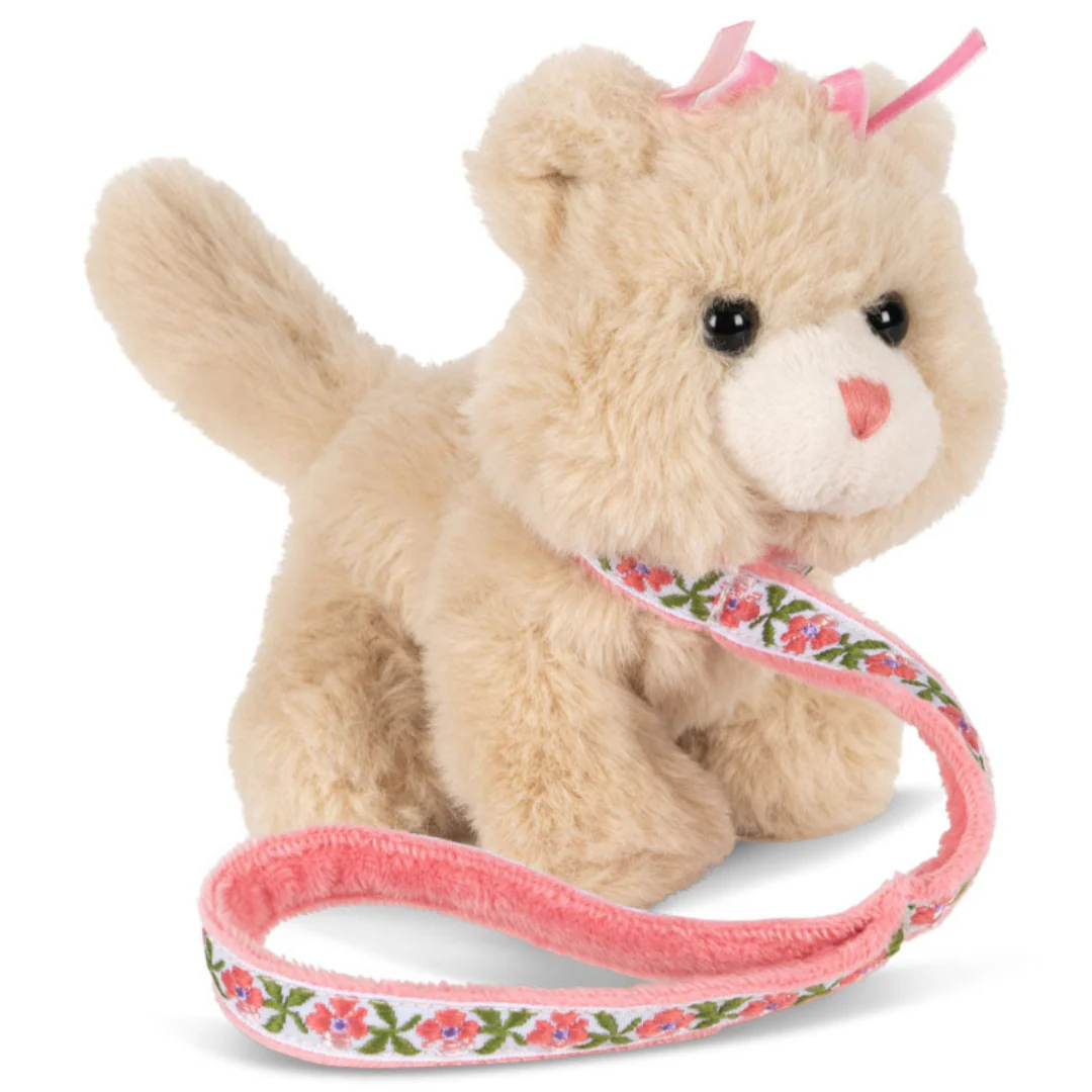 konges sløjd knuffelkat met kattenhok - 15,5 cm - Afbeelding 3