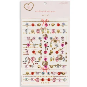 konges sløjd tattoos en plaksteentjes - heart mix