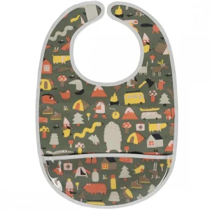 maison petit jour slabbetje het avontuur - groen