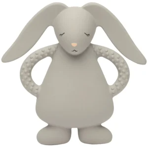 moonie bijtring bunny - silver