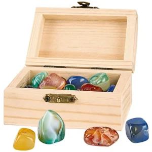 moses. schatkist met mineralen