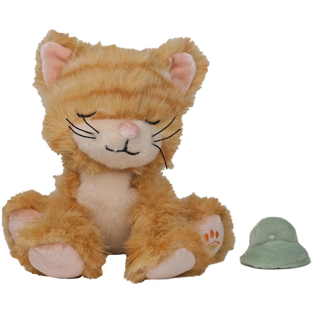 olli ella knuffelkat binky kitten - koda ginger - 14 cm - Afbeelding 2