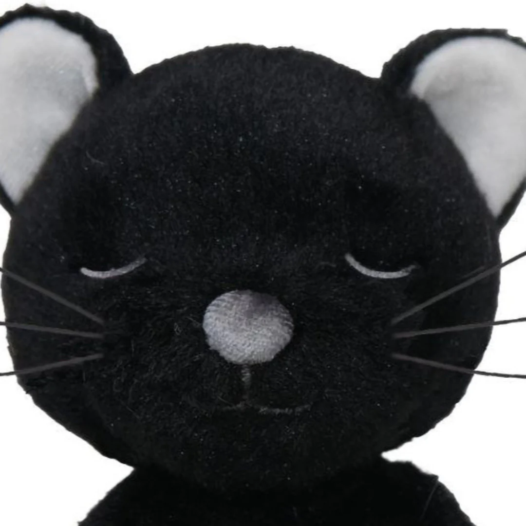 olli ella knuffelkat binky kitten - koko black - 14 cm - Afbeelding 3