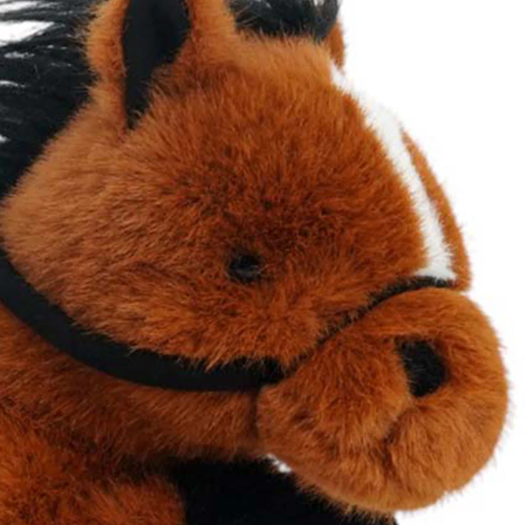 one love verzwaarde knuffel - paard carly - 44 cm - Afbeelding 5