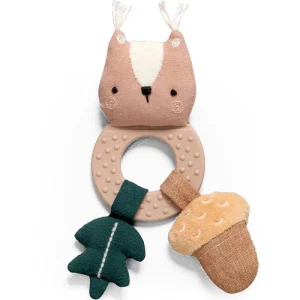 sebra bijtring en rammelaar eekhoorn