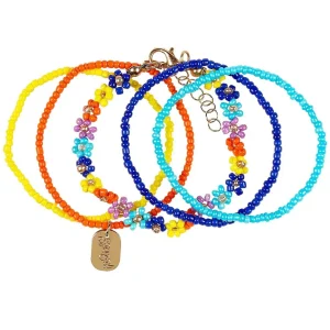 souza for kids armbanden millie - blauw - 5st